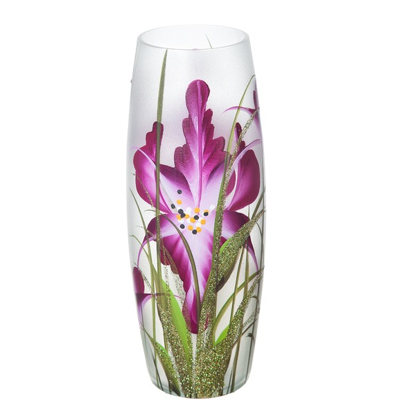 Декорированная ваза "Яркие цветы"
