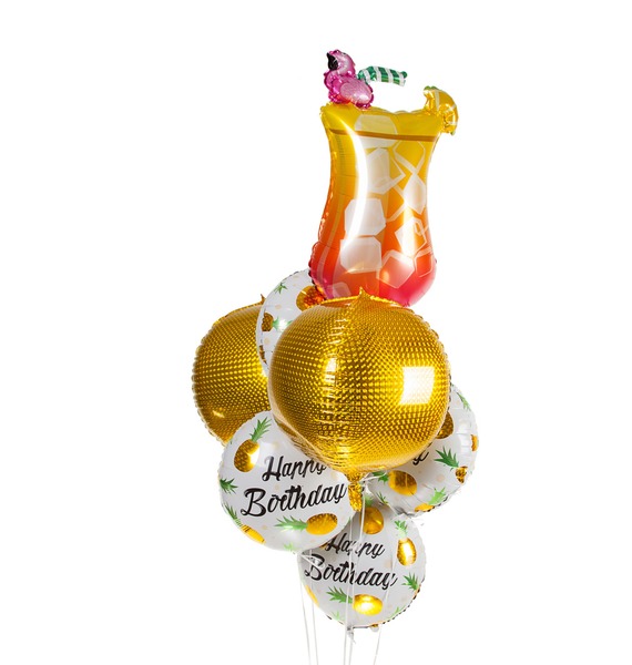 Фото - Букет шаров Вечеринка (7 или 15 шаров) букет шаров ангел мой 5 или 11 шаров