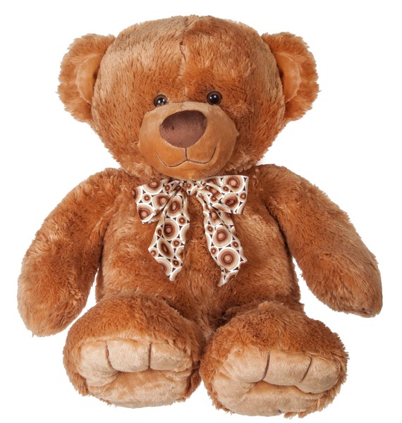 Мягкая игрушка "Медведь Барни с бантом" (65 см)