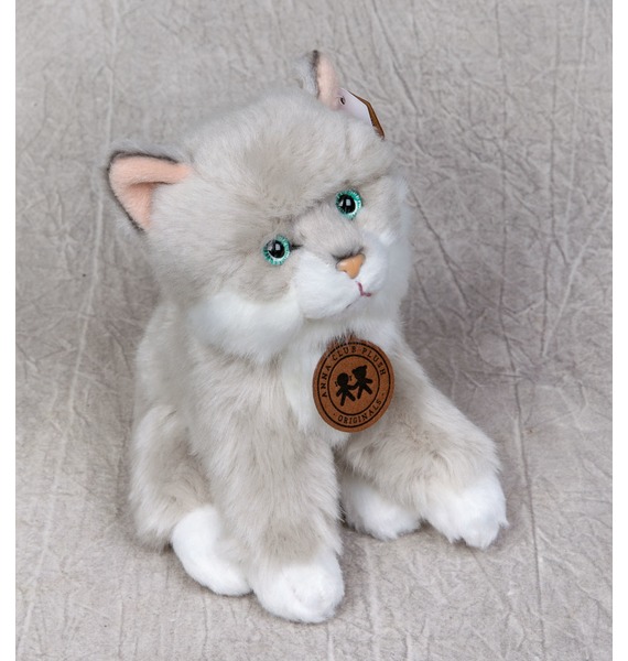 Мягкая игрушка "Сибирский котенок" (15см)