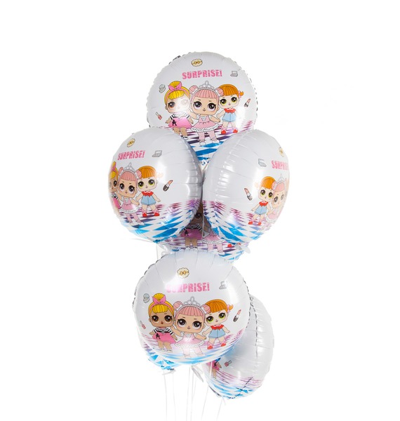 Фото - Букет шаров Модные куклы (7 или 15 шаров) букет шаров ангел мой 5 или 11 шаров