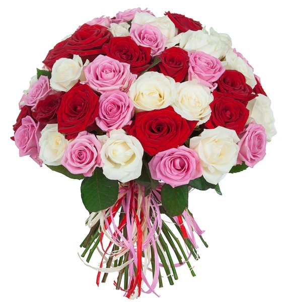 Букет роз "Ягодное лето" (15,25,35,51,75,101 или 151) от Send Flowers