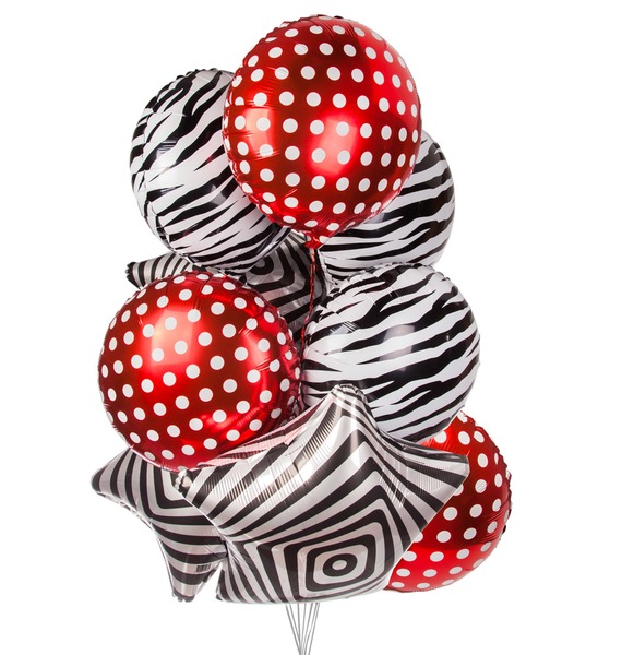 Фото - Букет шаров Орнаменты (9 или 18 шаров) букет шаров поздравляем 9 или 18 шаров