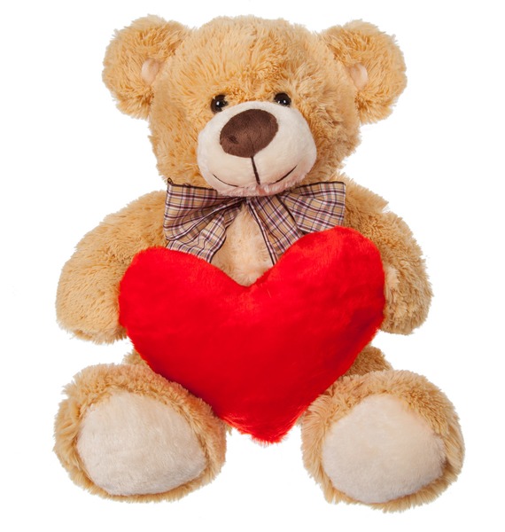 Мягкая игрушка "Медведь с сердцем" (55 см)