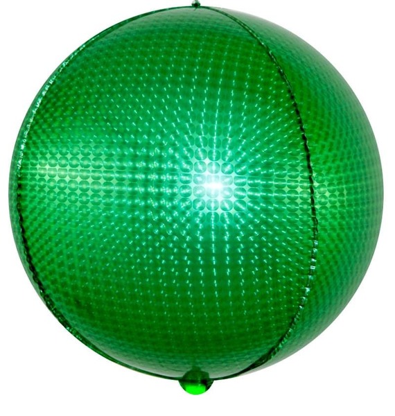 Фото - Воздушный шар Сфера 3D Зеленый (61 см) воздушный шар дельфин 99 см