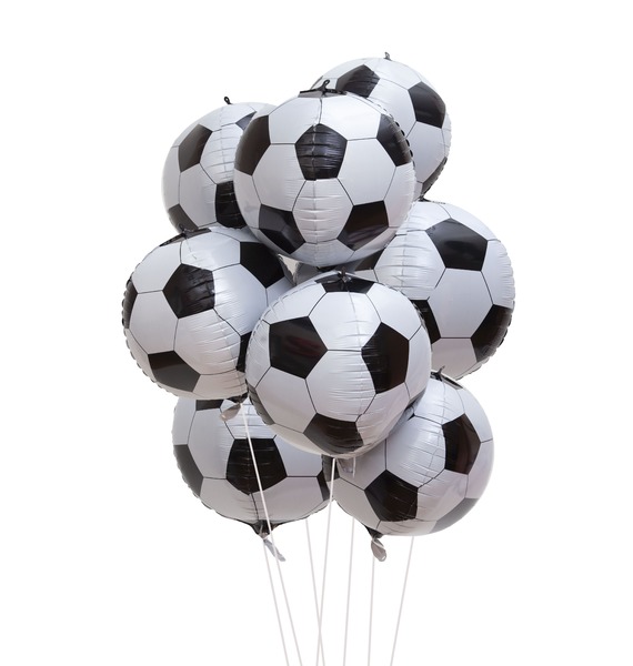 Букет шаров Футбольные мячи (7 или 15 шаров) букет шаров ангел мой 5 или 11 шаров