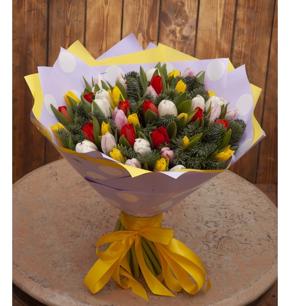 Букет-квартет "Лирика" (15,25,35,51,75 или 101) от Send Flowers