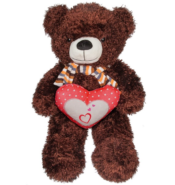Мягкая игрушка "Медведь с сердцем" (60 см)