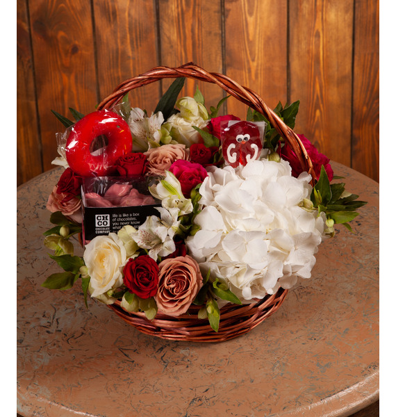 

Подарочная корзина "Пожелания"