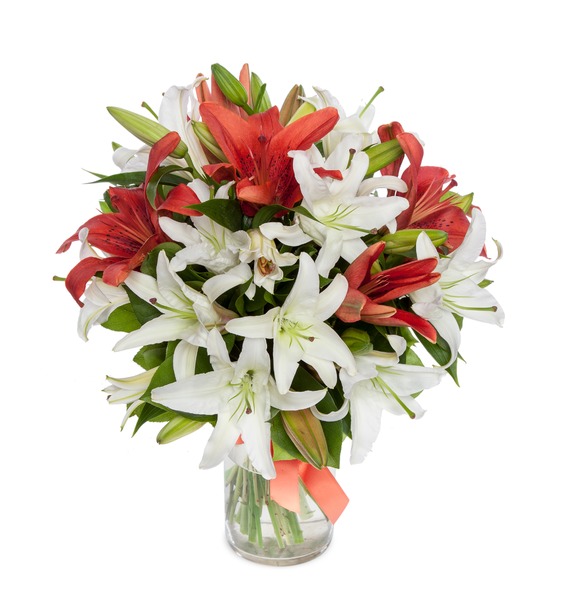 

Букет-дуэт "Лилии для Любимой" (7,9,15,25,35 или 51)