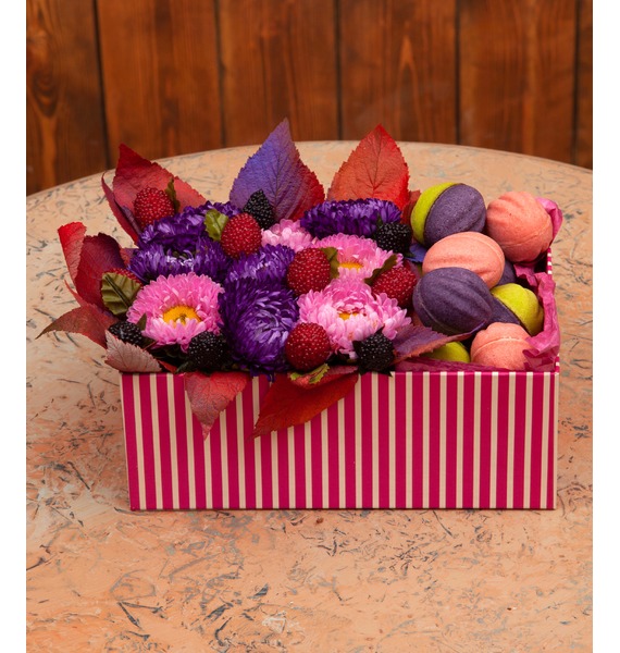 

Подарочная коробка "Разноцветные звёзды"