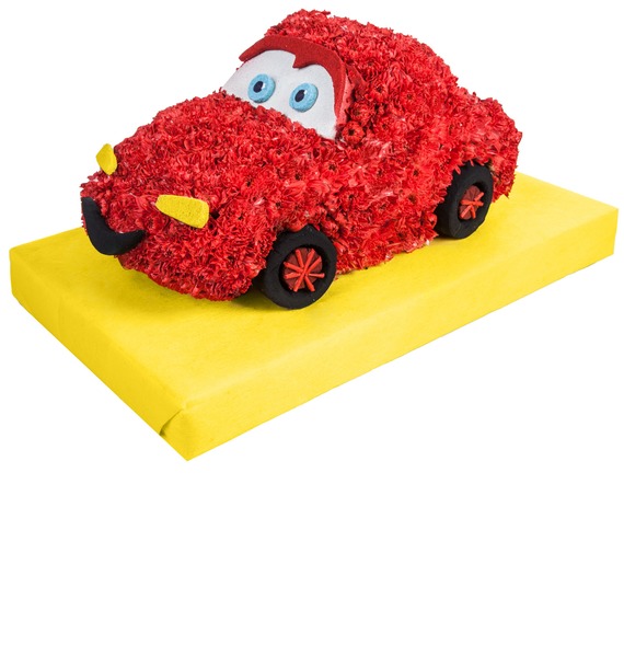 

Цветочная игрушка "Тачка"